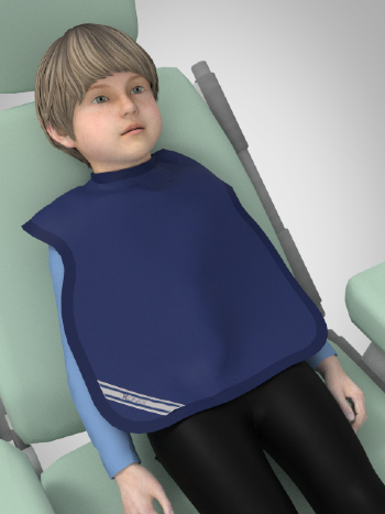 Avental Para Pacientes em Periapical Infantil